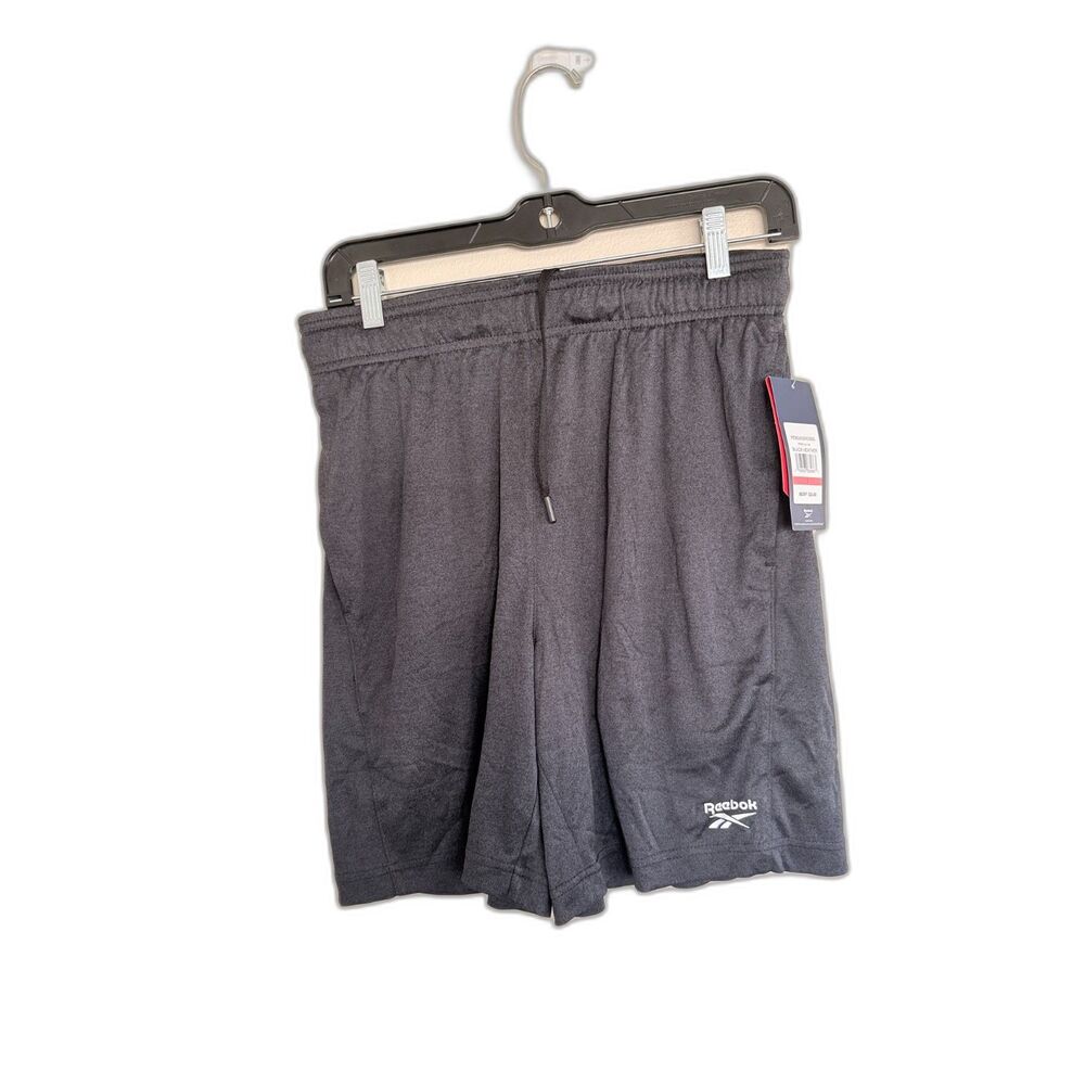 NWT Reebok Men's Athletic Training Shorts Black Heather Small